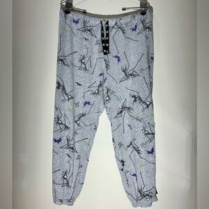 Disney Tim Burton's The Nightmare Before Christmas Lounge Pants Girls L 12/14